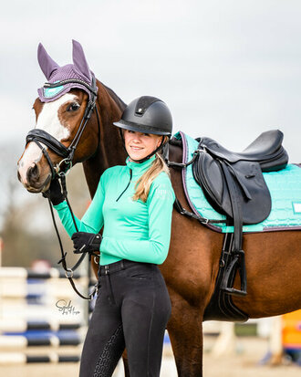 Equito zadelpad Frosty Mint Dressuur FULL