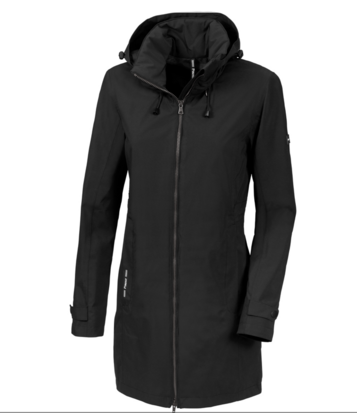 Pikeur Classic Xila parka regen jas Zwart - Waterdicht mt 42