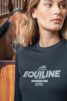 Equiline CAMILIAC trui Navy Maat L