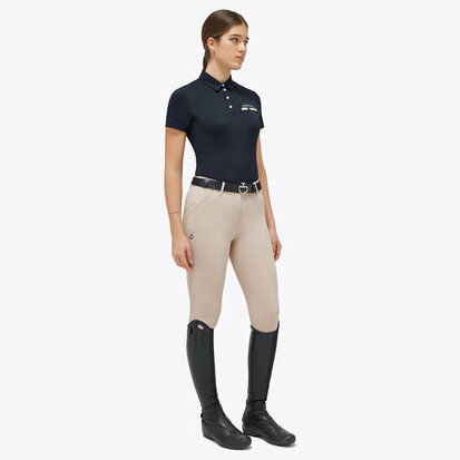 Cavalleria Toscana lichtgewicht performance pique poloshirt navy