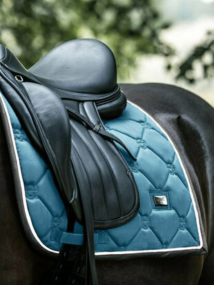 Equestrian Stockholm zadeldek dressuur Steel Blue