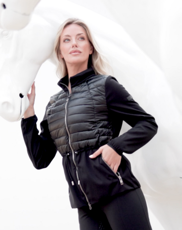 Pikeur Valeria tussen jasje / vest Caviar zwart