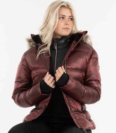 Anky Padded Jacket winterjas New Maroon Winter'22 Maat XS