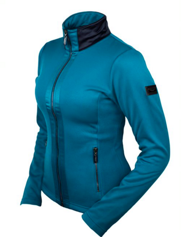 Equestrian Stockholm Aurora Blues fleece jacket 