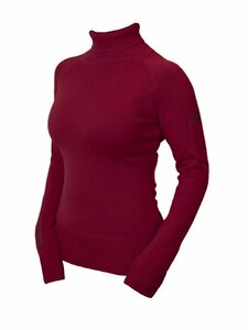 Equestrian Stockholm  knitted polo top Bordeaux