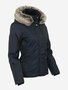 Le Mieux korte waterdichte winterjas navy Maat 34