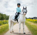 Equestrian Stockholm Vision top Ice Blue MT XS_